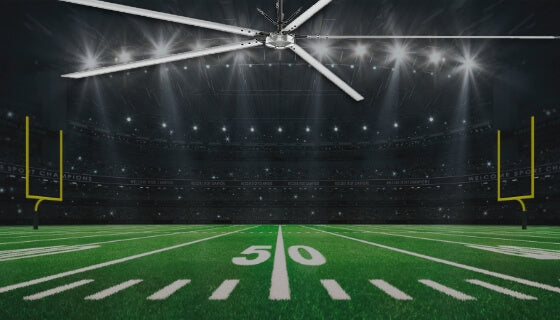 ceiling fans football stadiums