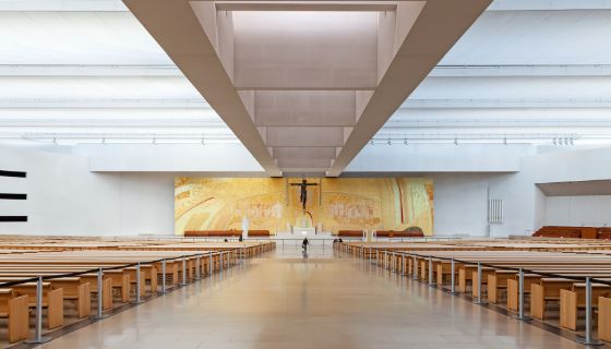 ceiling fans in church