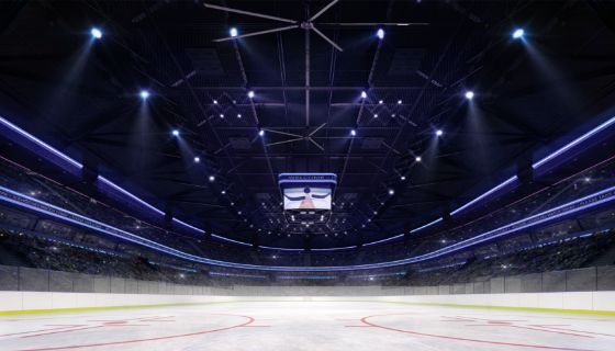 ceiling fans for hockey arenas