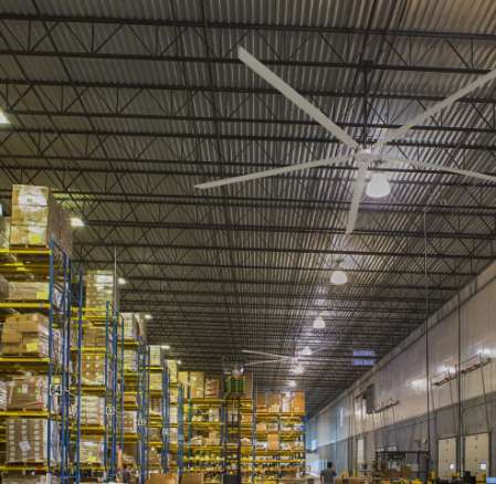 industrial warehouse ceiling fans